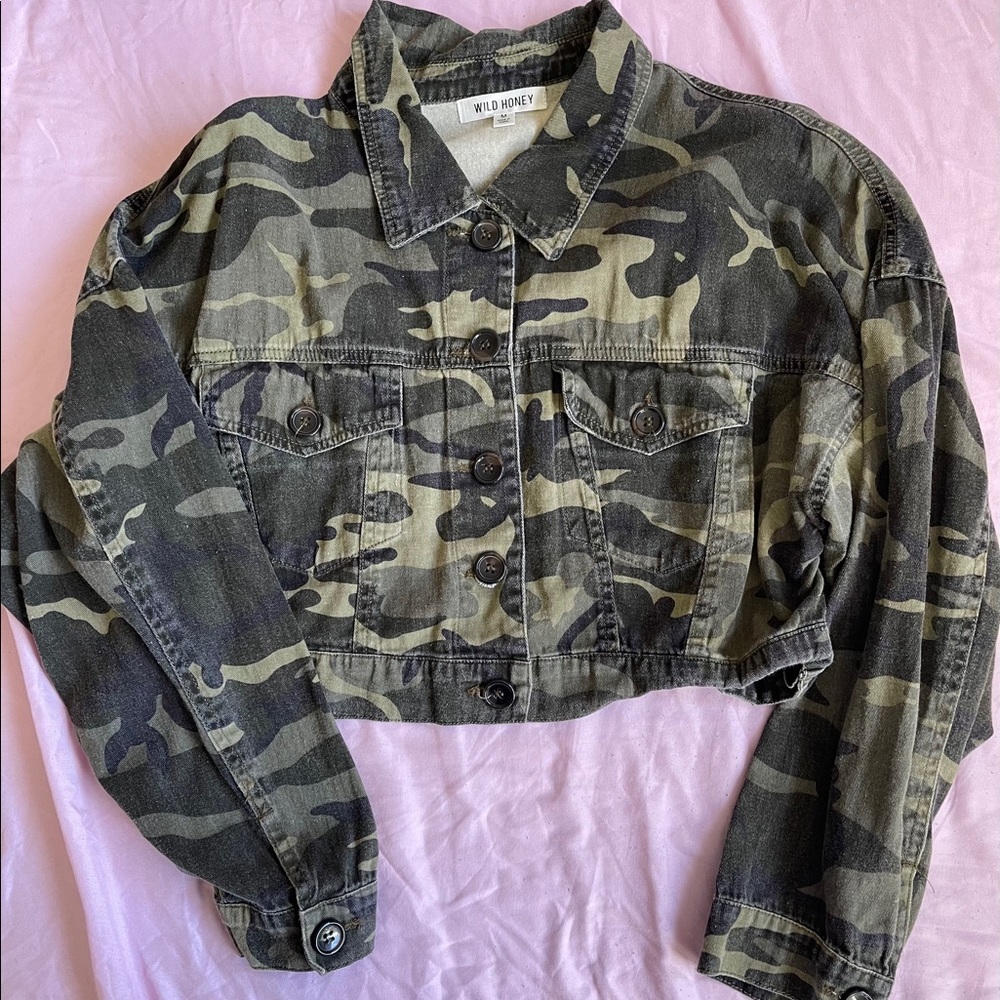 Denim Camo  Jacket